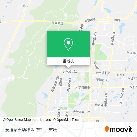 爱迪蒙氏幼稚园-东2门地图
