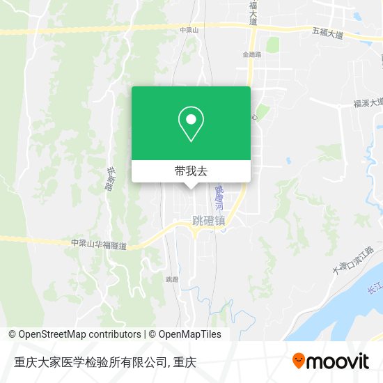 重庆大家医学检验所有限公司地图