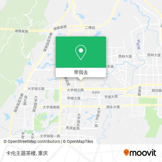 卡伦主题茶楼地图