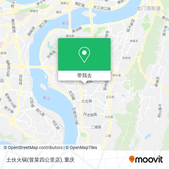 土伙火锅(冒菜四公里店)地图