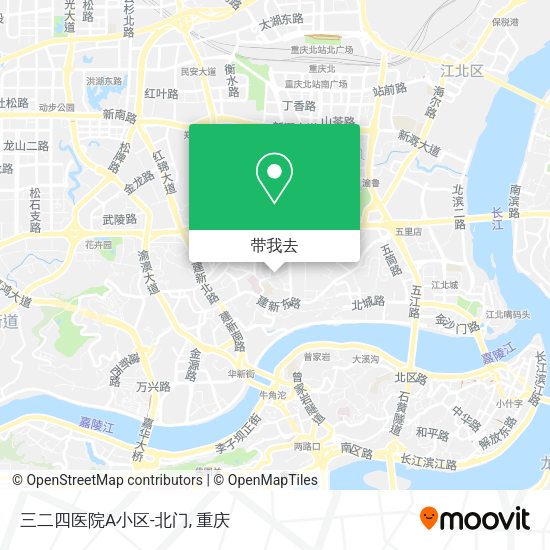三二四医院A小区-北门地图