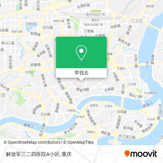解放军三二四医院A小区地图