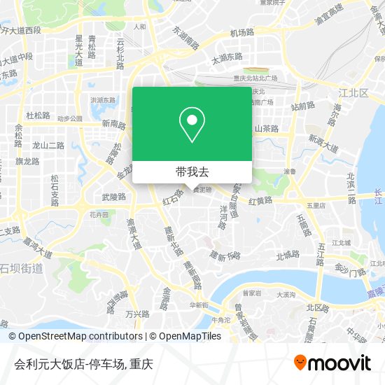 会利元大饭店-停车场地图
