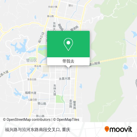 福兴路与沿河东路南段交叉口地图