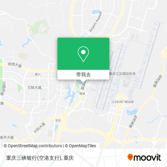 重庆三峡银行(空港支行)地图