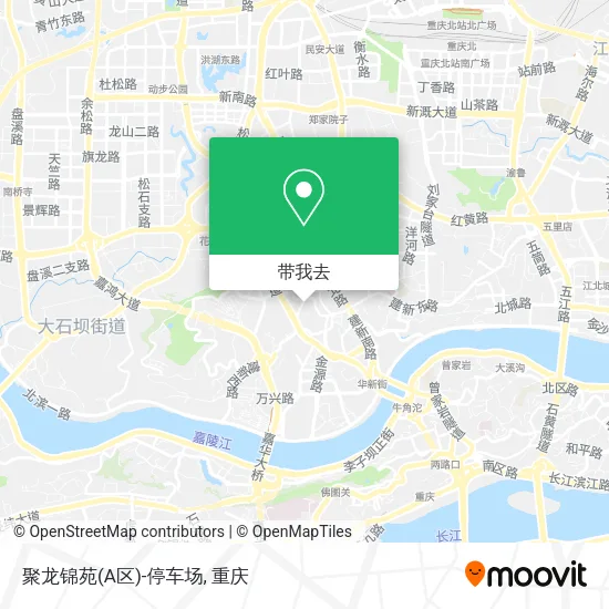 聚龙锦苑(A区)-停车场地图