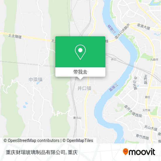 重庆财瑞玻璃制品有限公司地图