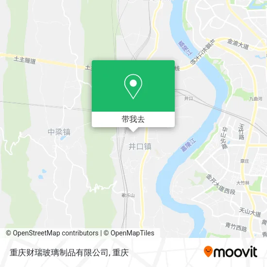 重庆财瑞玻璃制品有限公司地图