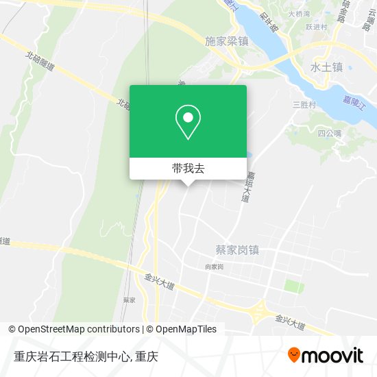 重庆岩石工程检测中心地图