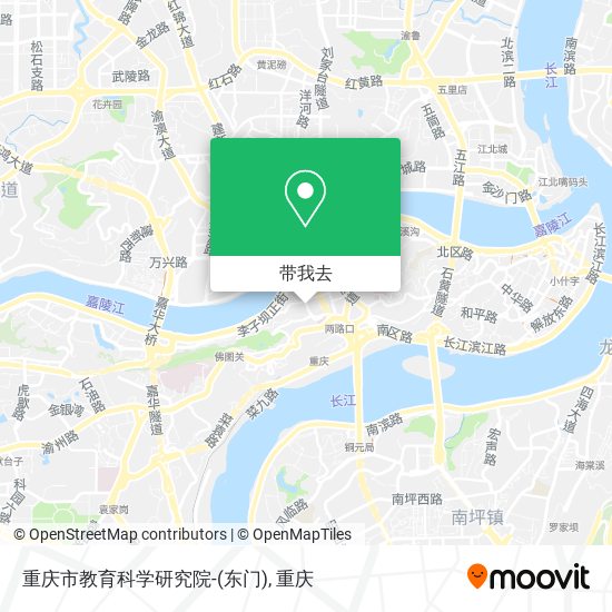 重庆市教育科学研究院-(东门)地图