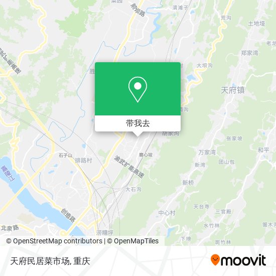 天府民居菜市场地图