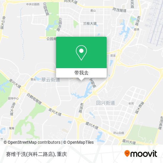 赛维干洗(兴科二路店)地图