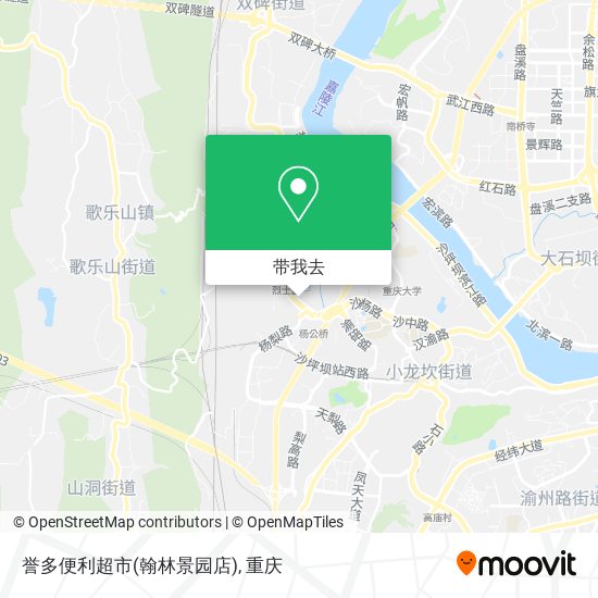 誉多便利超市(翰林景园店)地图