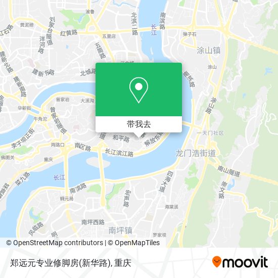 郑远元专业修脚房(新华路)地图