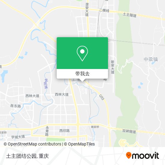 土主团结公园地图