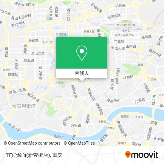 宜宾燃面(新壹街店)地图