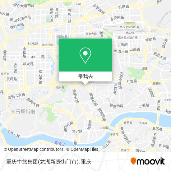 重庆中旅集团(龙湖新壹街门市)地图