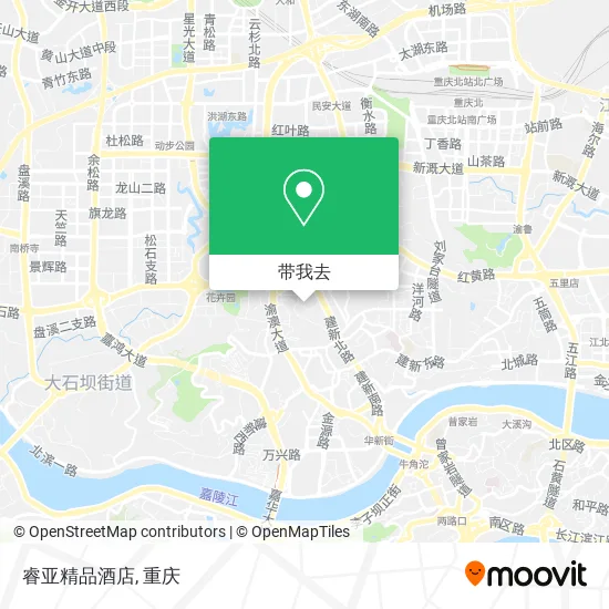 睿亚精品酒店地图