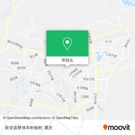 新壹嘉整体衣柜橱柜地图