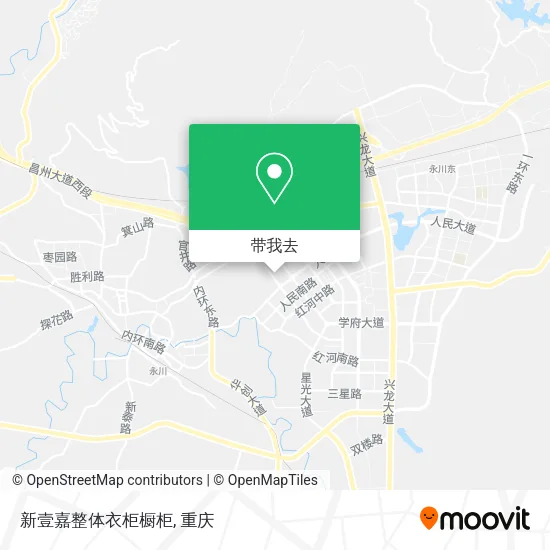 新壹嘉整体衣柜橱柜地图