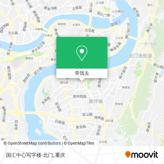 国汇中心写字楼-北门地图