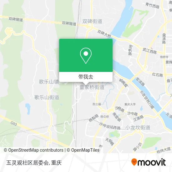 五灵观社区居委会地图