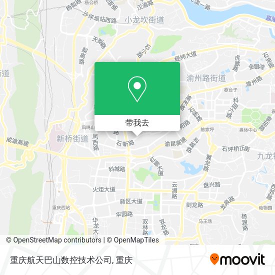 重庆航天巴山数控技术公司地图
