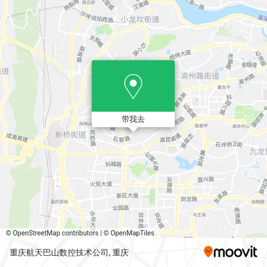 重庆航天巴山数控技术公司地图