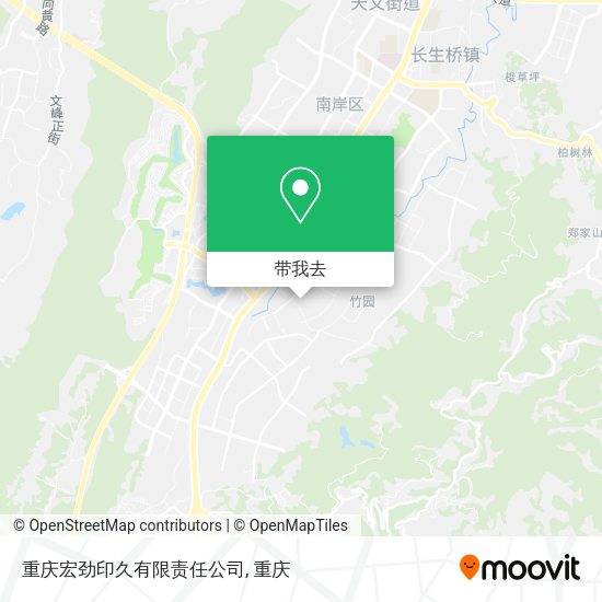 重庆宏劲印久有限责任公司地图