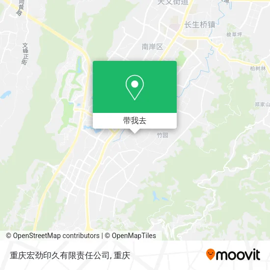 重庆宏劲印久有限责任公司地图