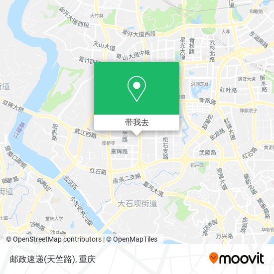 邮政速递(天竺路)地图