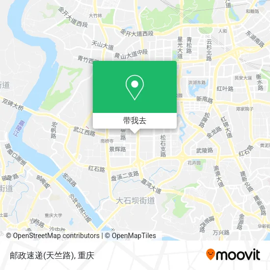邮政速递(天竺路)地图
