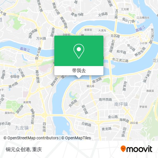 铜元众创港地图