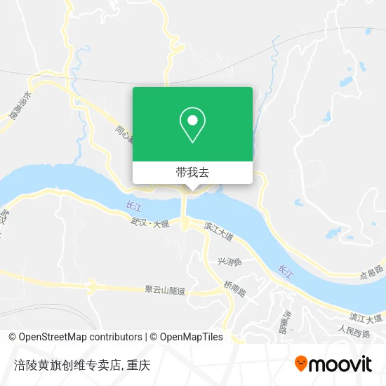 涪陵黄旗创维专卖店地图