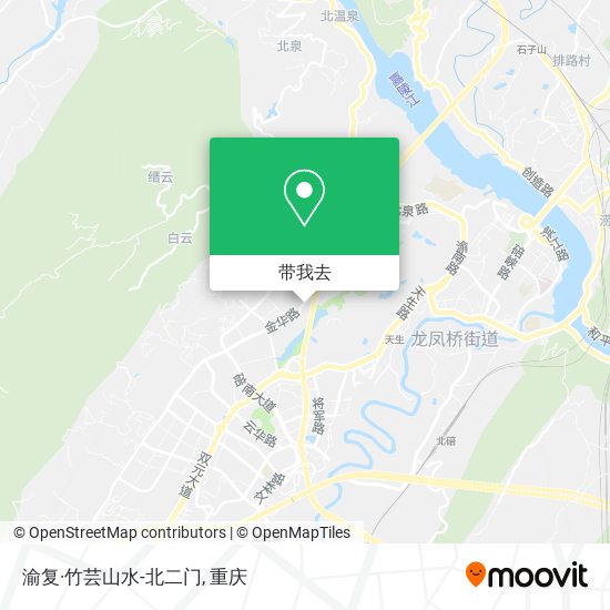 渝复·竹芸山水-北二门地图