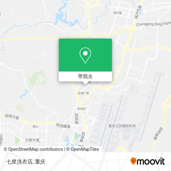 七星洗衣店地图