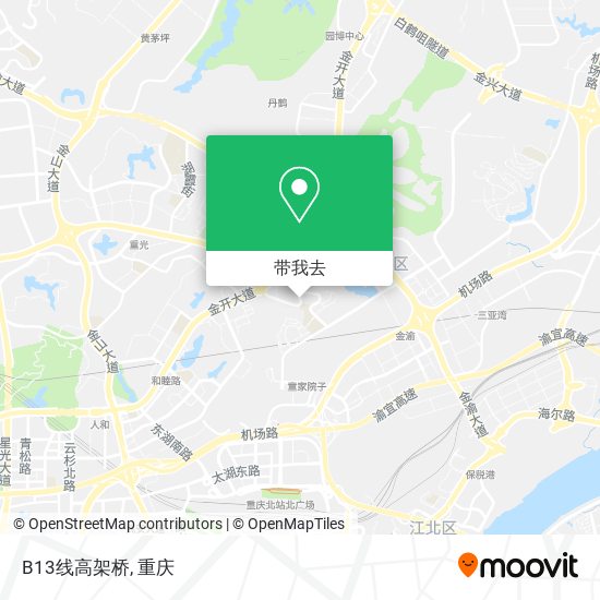 B13线高架桥地图