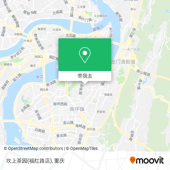坎上茶园(福红路店)地图