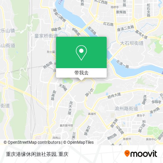 重庆港缘休闲旅社茶园地图