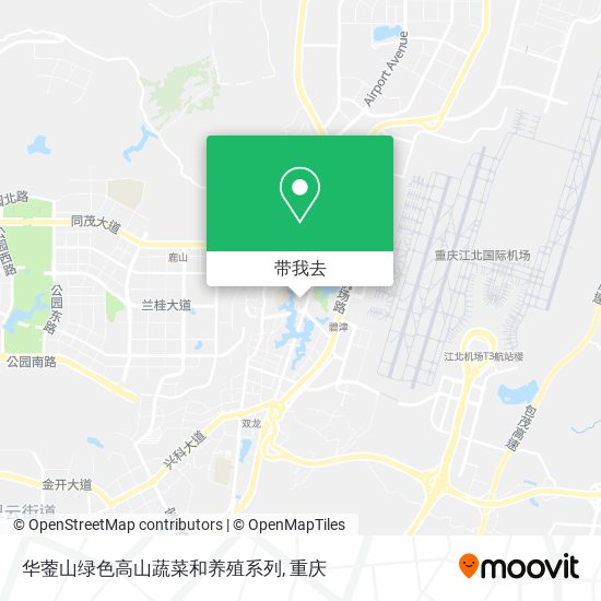 华蓥山绿色高山蔬菜和养殖系列地图