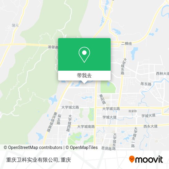 重庆卫科实业有限公司地图