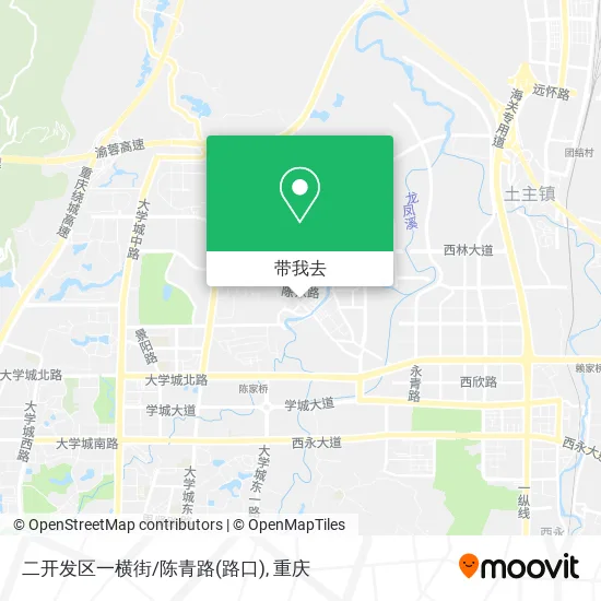 二开发区一横街/陈青路(路口)地图