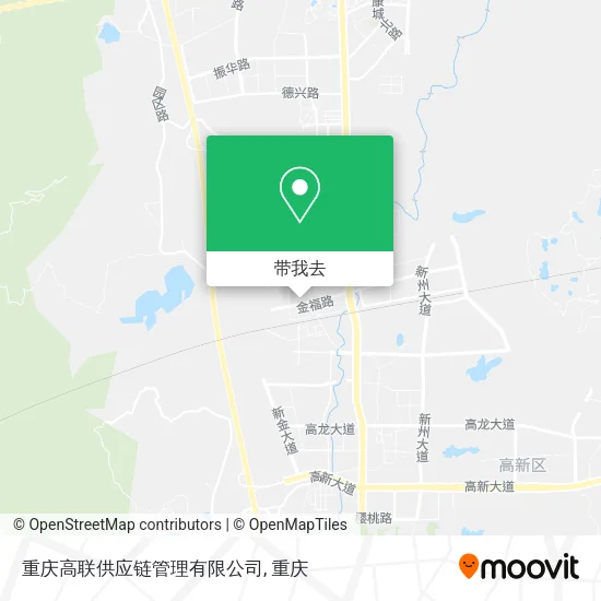 重庆高联供应链管理有限公司地图