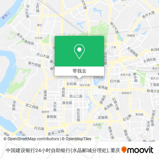 中国建设银行24小时自助银行(水晶郦城分理处)地图