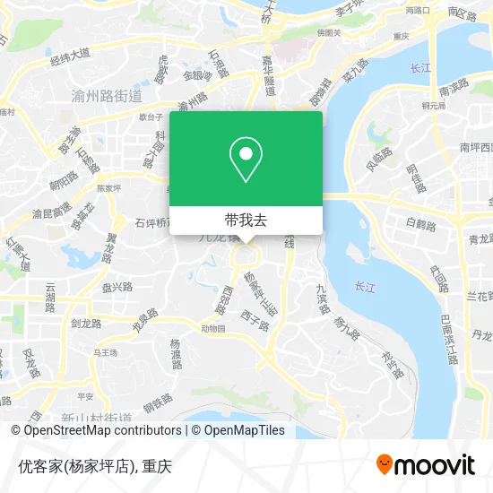 优客家(杨家坪店)地图