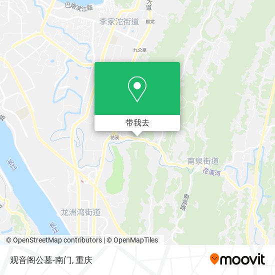 观音阁公墓-南门地图