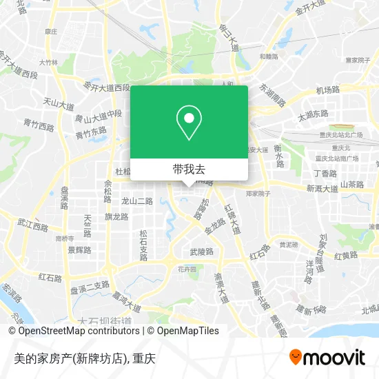 美的家房产(新牌坊店)地图