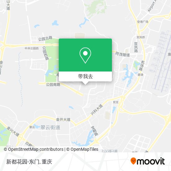 新都花园-东门地图
