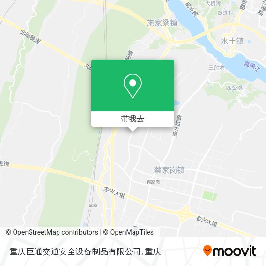 重庆巨通交通安全设备制品有限公司地图