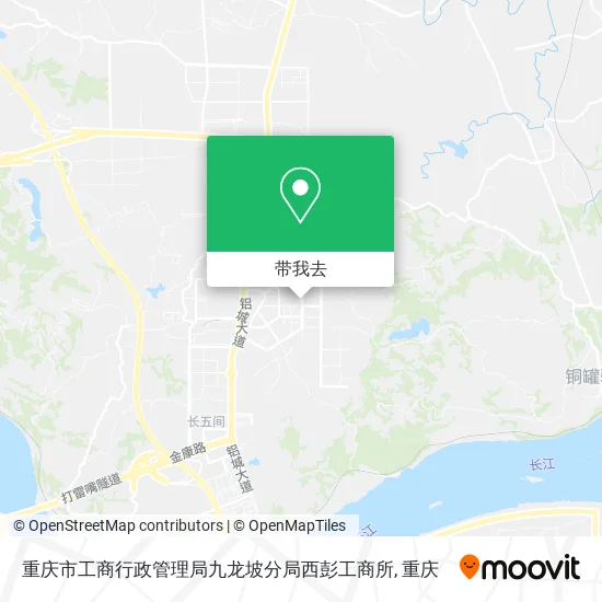 重庆市工商行政管理局九龙坡分局西彭工商所地图